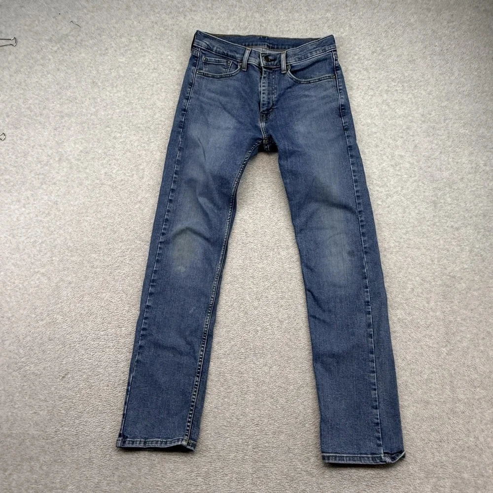 Levi's 505 jeans 30x30‎ dark wash denim men's y2k retro essential medium wash